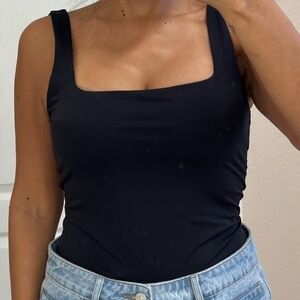 SHEIN Black Sleeveless Bodysuit